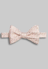Men's Jos. A. Bank Micro Leaf Pre-Tied Big Bow Tie at Jos. A. Bank, Light Pink,