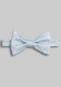 Men's Jos. A. Bank Micro Leaf Pre-Tied Big Bow Tie at Jos. A. Bank, Ice Blue,