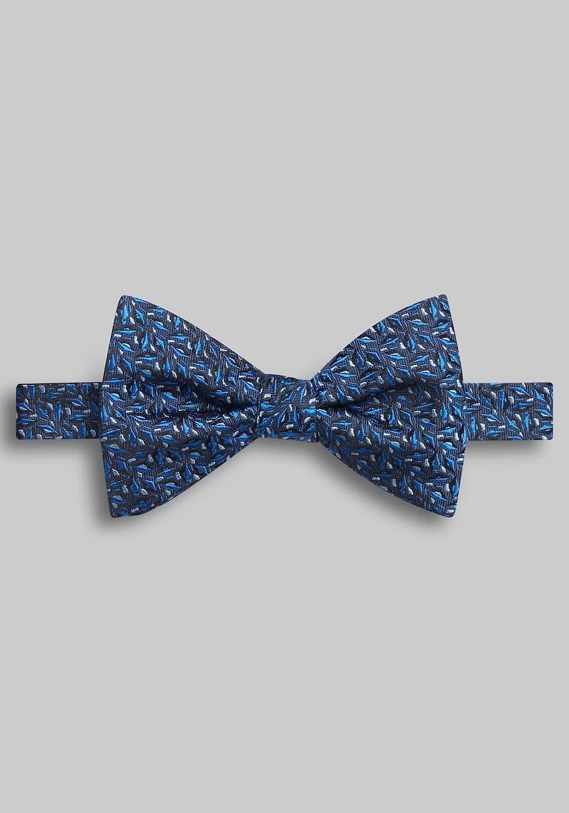 Men's Jos. A. Bank Micro Leaf Pre-Tied Big Bow Tie at Jos. A. Bank, Blue/Royal,