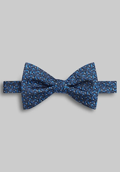 Men's Jos. A. Bank Micro Leaf Pre-Tied Big Bow Tie at Jos. A. Bank, Blue/Royal,