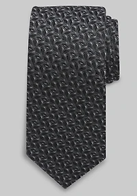 Men's Jos. A. Bank Micro Leaf Boxed Tie at Jos. A. Bank, Black,