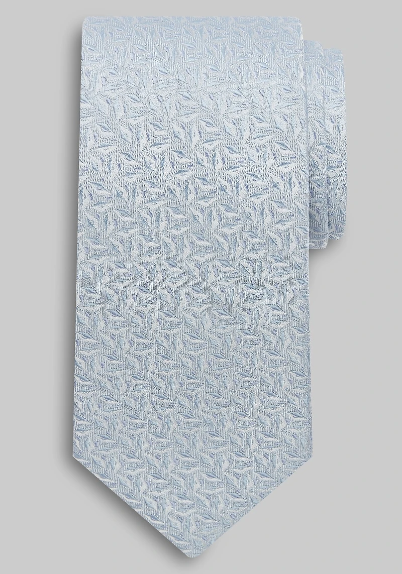 Men's Jos. A. Bank Micro Leaf Boxed Tie at Jos. A. Bank, Ice Blue,