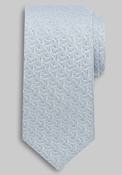 Men's Jos. A. Bank Micro Leaf Boxed Tie at Jos. A. Bank, Ice Blue,