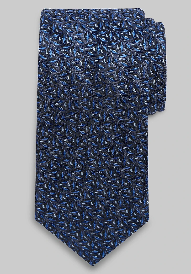 Men's Jos. A. Bank Micro Leaf Boxed Tie at Jos. A. Bank, Blue/Royal,