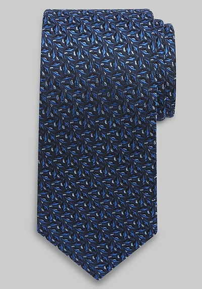 Men's Jos. A. Bank Micro Leaf Boxed Tie at Jos. A. Bank, Blue/Royal,