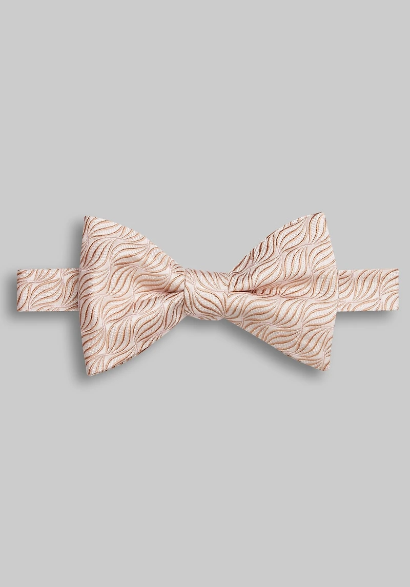 Men's Jos. A. Bank Wavy Diamond Pre-Tied Big Bow Tie at Jos. A. Bank, Light Pink,
