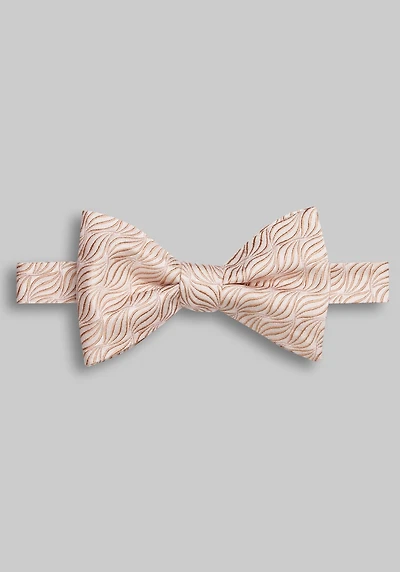 Men's Jos. A. Bank Wavy Diamond Pre-Tied Big Bow Tie at Jos. A. Bank, Light Pink,