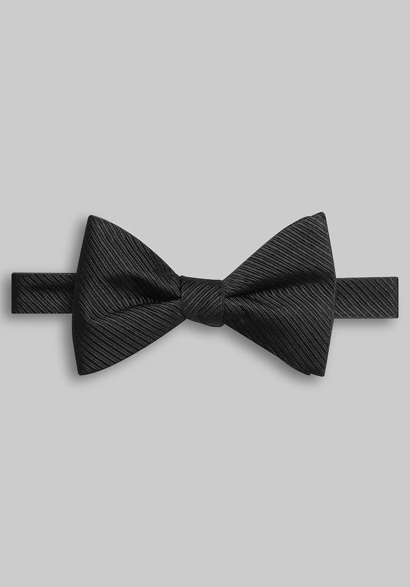 Men's Jos. A. Bank Ribbed Pre-Tied Formal Bow Tie at Jos. A. Bank, Black,