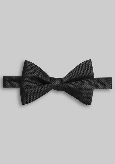 Men's Jos. A. Bank Ribbed Pre-Tied Formal Bow Tie at Jos. A. Bank, Black,