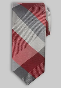 Men's Jos. A. Bank Plaid Tie at Jos. A. Bank, Red,