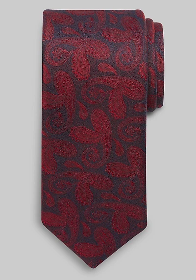 Men's Jos. A. Bank Floating Paisley Tie at Jos. A. Bank, Red,