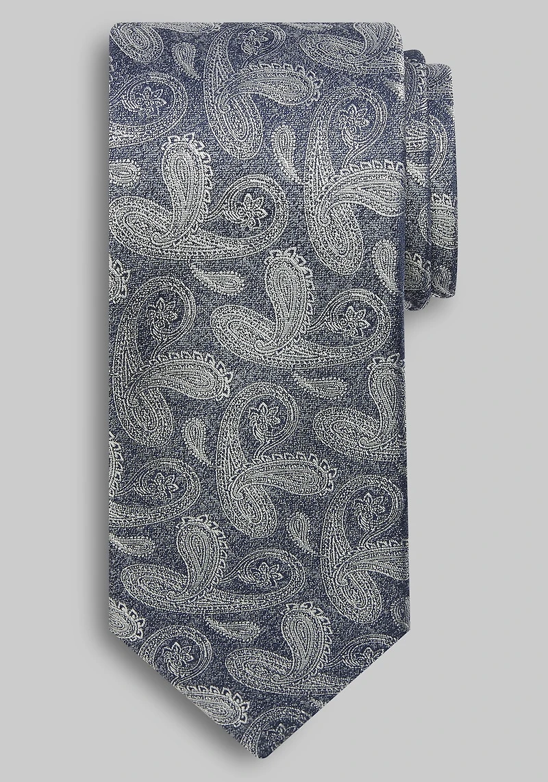 Men's Jos. A. Bank Floating Paisley Tie at Jos. A. Bank, Blue/Navy,