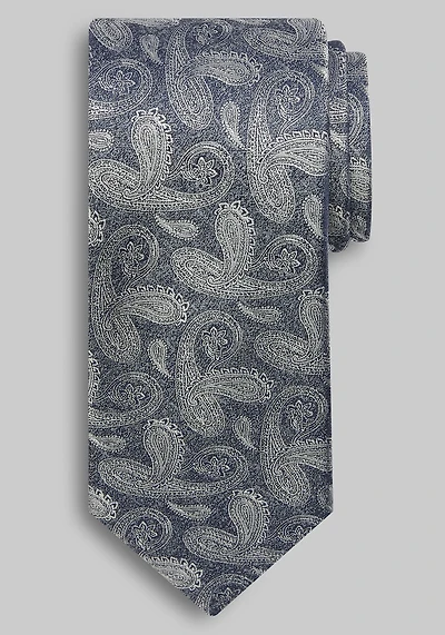 Men's Jos. A. Bank Floating Paisley Tie at Jos. A. Bank, Blue/Navy,