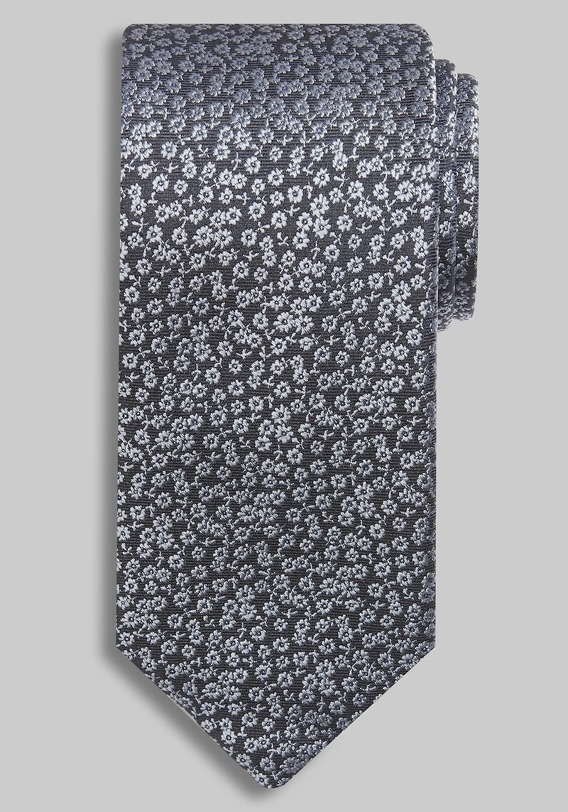 Men's Jos. A. Bank Mini Floral Tie at Jos. A. Bank, Black,