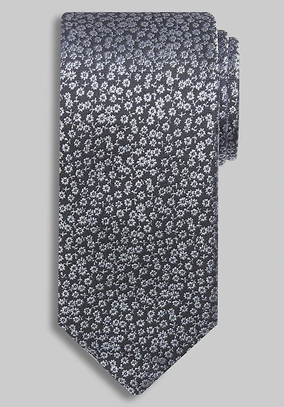 Men's Jos. A. Bank Mini Floral Tie at Jos. A. Bank, Black,