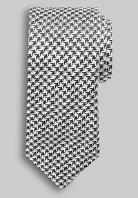 Men's Jos. A. Bank Big Houndstooth Tie at Jos. A. Bank, Black/White,