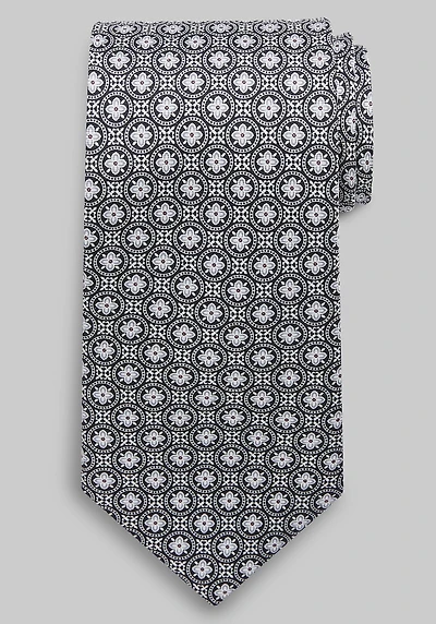 Men's Traveler Collection Modern Medallion Tie at Jos. A. Bank, Black,