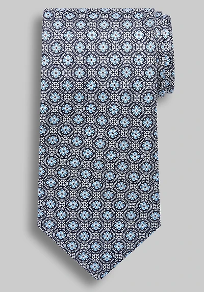 Men's Traveler Collection Modern Medallion Tie at Jos. A. Bank, Blue/Navy,