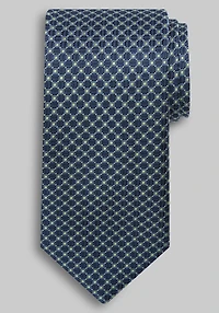 Men's Traveler Geo Squares Tie at Jos. A. Bank, Green,
