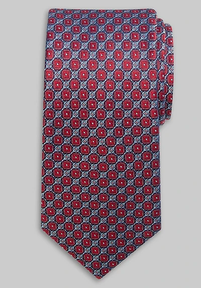 Men's Traveler Collection Connected Geo Tie at Jos. A. Bank, Red,