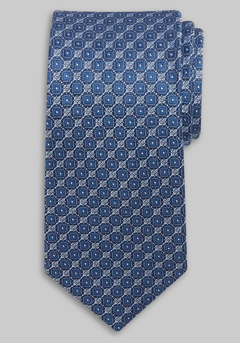 Men's Traveler Collection Connected Geo Tie at Jos. A. Bank, Blue/Navy,
