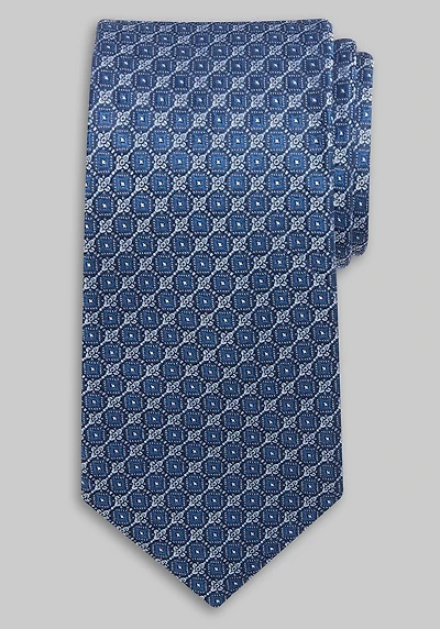 Men's Traveler Collection Connected Geo Tie at Jos. A. Bank, Blue/Navy,