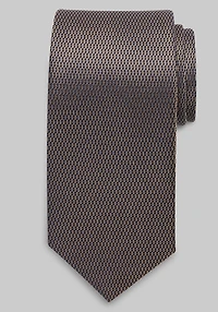 Men's Traveler Mini Bars Neat Tie at Jos. A. Bank, Brown,