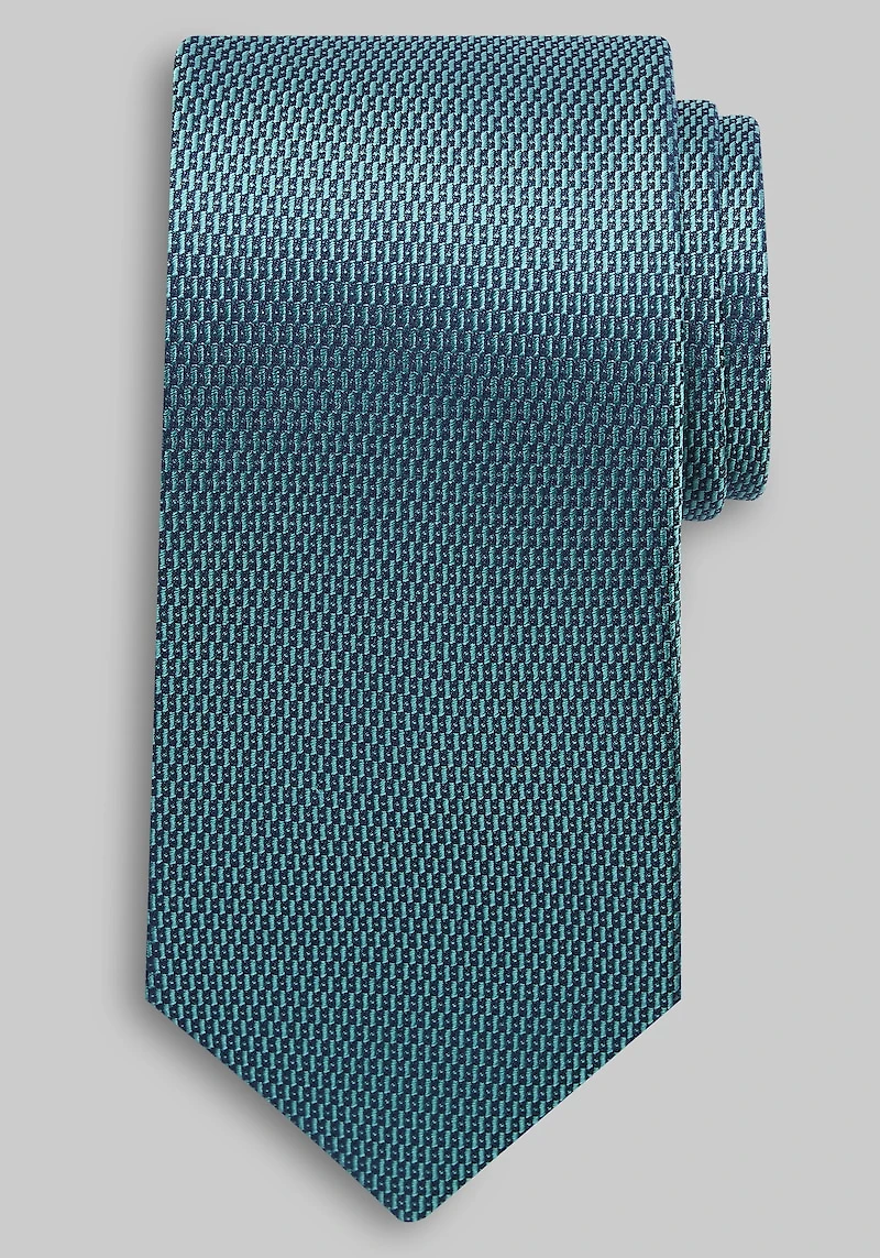 Men's Traveler Mini Bars Neat Tie at Jos. A. Bank, Green,
