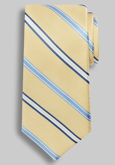 Men's Traveler Collection Chevron Stripe Tie at Jos. A. Bank, Yellow,