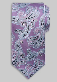 Men's Traveler Collection Classic Paisley Tie at Jos. A. Bank, Purple,