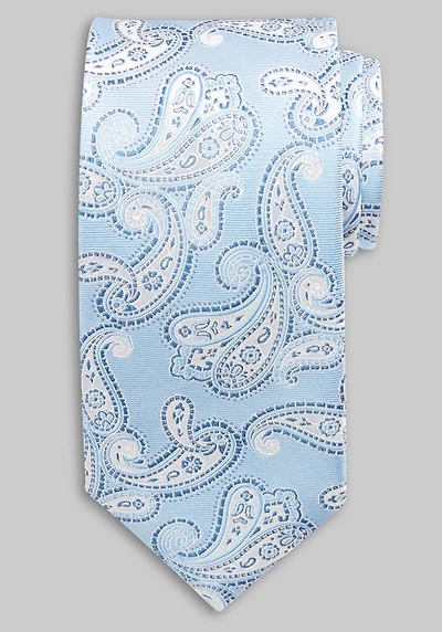 Men's Traveler Collection Classic Paisley Tie at Jos. A. Bank, Blue,