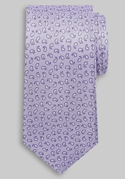 Men's Traveler Collection Mini Paisley Tie at Jos. A. Bank, Purple,