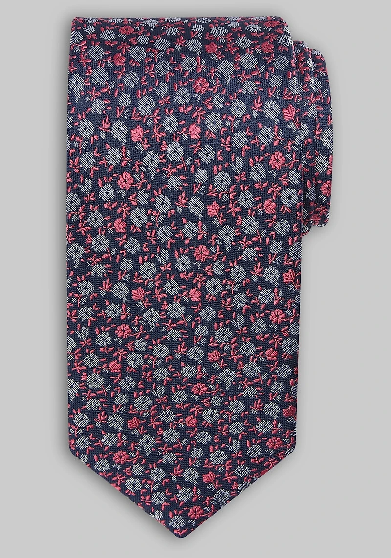 Men's Traveler Collection Chine Floral Tie at Jos. A. Bank, Pink,
