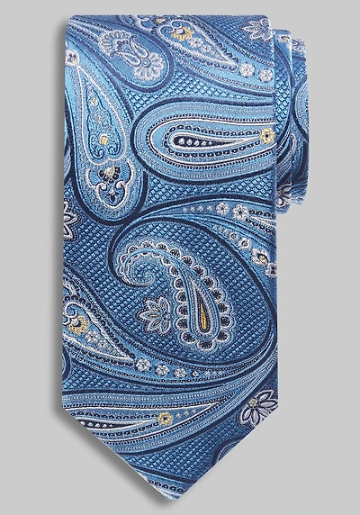 Men's Reserve Flowing Paisley Tie at Jos. A. Bank, Blue,
