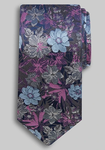 Men's Reserve Collection Tossed Floral Tie at Jos. A. Bank, Pink,