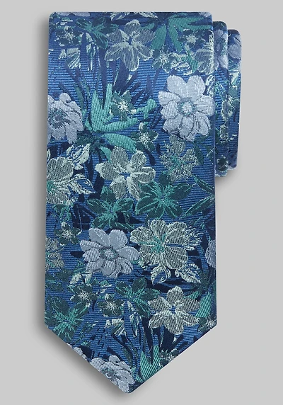 Men's Reserve Collection Tossed Floral Tie at Jos. A. Bank, Green,