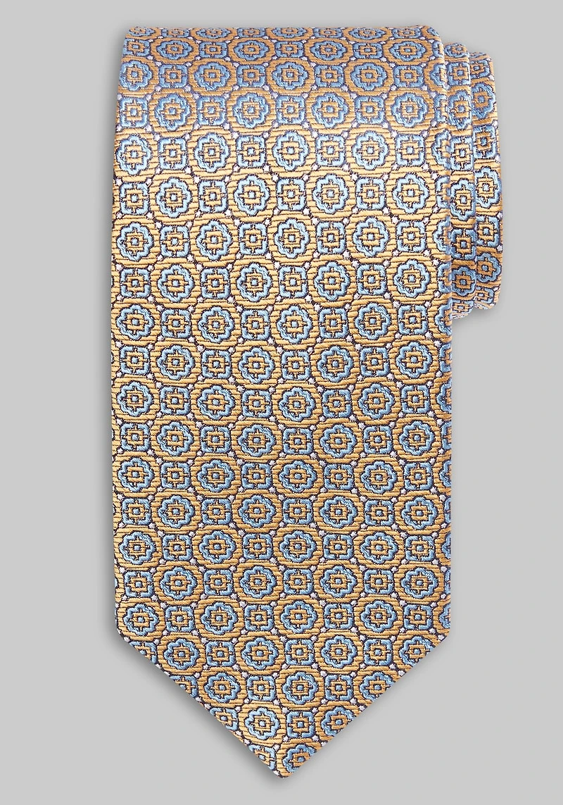 Men's Reserve Medallion Tie at Jos. A. Bank, Gold,