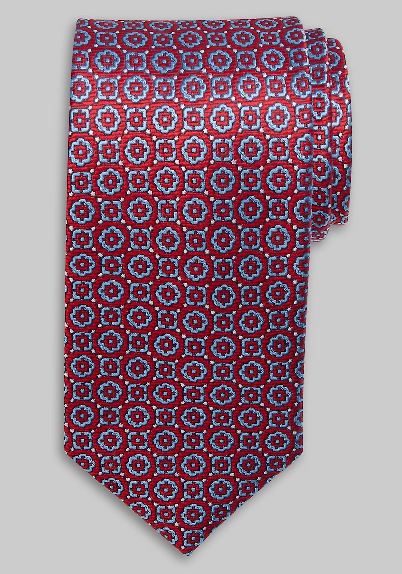 Men's Reserve Medallion Tie at Jos. A. Bank, Red,