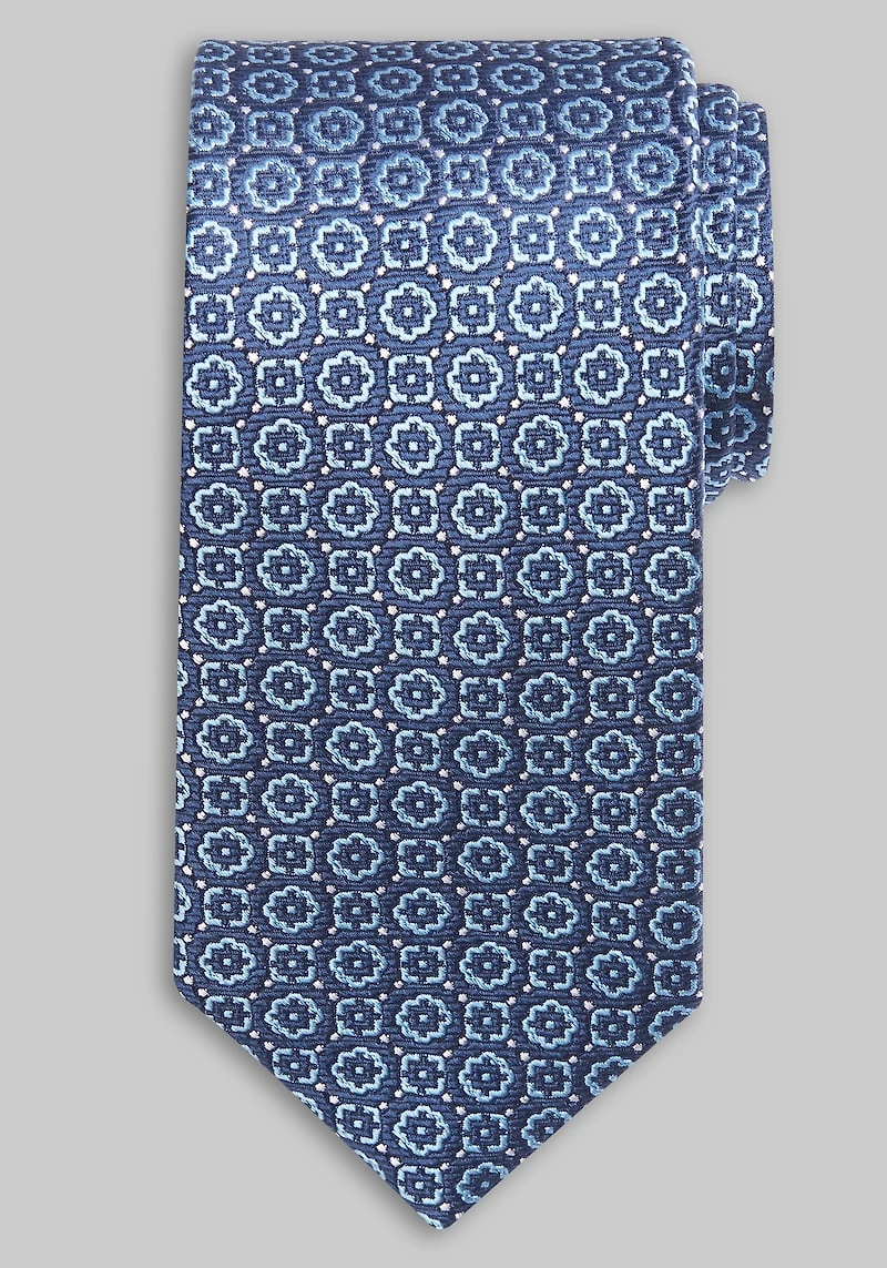 Men's Reserve Medallion Tie at Jos. A. Bank, Blue/Navy,