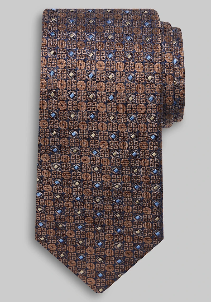 Men's Reserve Collection Geometric Tie at Jos. A. Bank, Brown,
