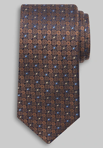 Men's Reserve Collection Geometric Tie at Jos. A. Bank, Brown,