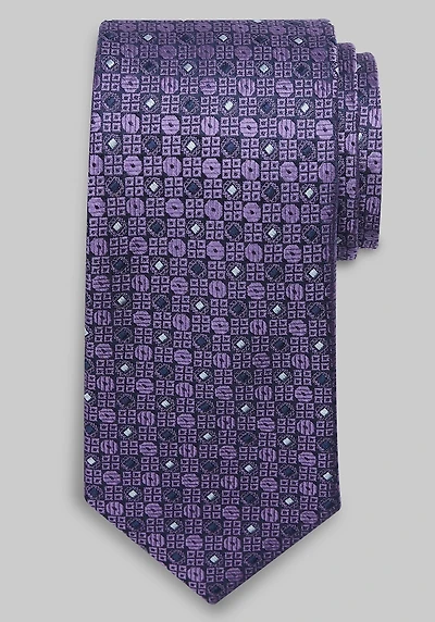 Men's Reserve Collection Geometric Tie at Jos. A. Bank, Purple,