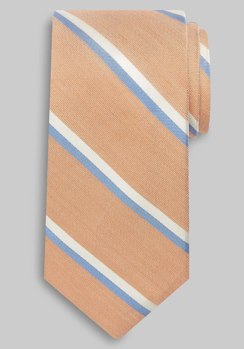 Men's Reserve Collection Sherbet Stripe Tie at Jos. A. Bank, Orange,