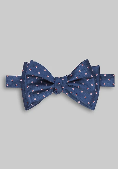 Men's Jos. A. Bank Halo Dot Pre-Tied Bow Tie at Jos. A. Bank, Blue/Navy,
