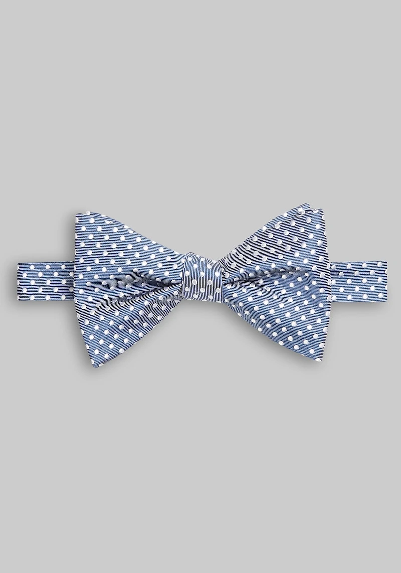 Men's Jos. A. Bank Nantucket Dot Pre-Tied Bow Tie at Jos. A. Bank, Blue/Navy,