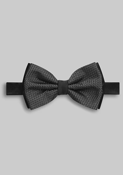 Men's Jos. A. Bank Layered Pre-Tied Bow Tie at Jos. A. Bank, Black,