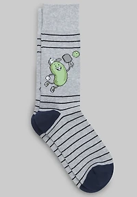 Men's Jos. A. Bank Pickleball Socks at Jos. A. Bank, Light Heather Grey,