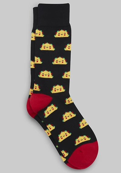 Men's Jos. A. Bank Taco Socks at Jos. A. Bank, Black,