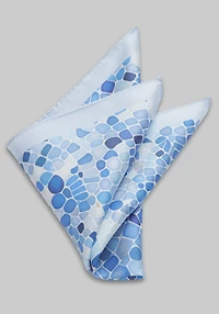 Men's Jos. A. Bank Watercolor Mosaic Pocket Square at Jos. A. Bank, Blue,