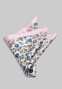 Men's Jos. A. Bank Tossed Flowers Pocket Square at Jos. A. Bank, Pink/Blue,